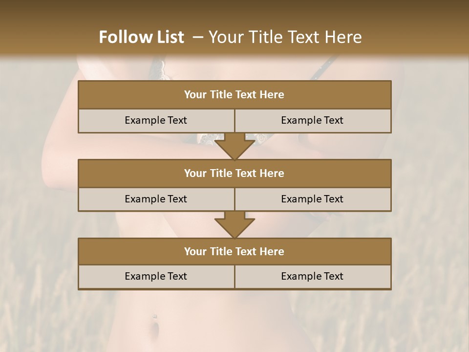 Relaxation Scene Field PowerPoint Template