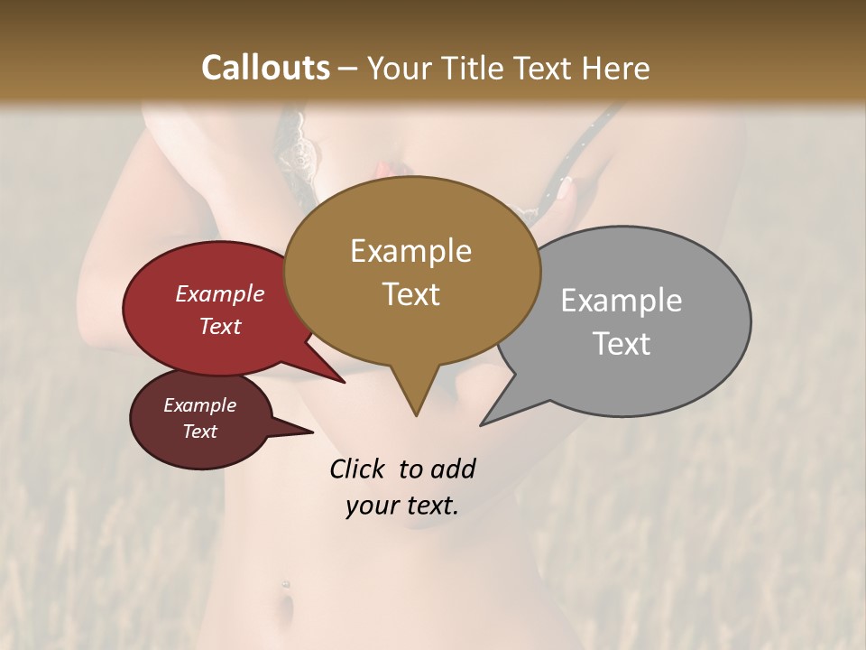 Relaxation Scene Field PowerPoint Template