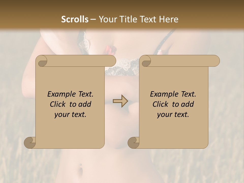 Relaxation Scene Field PowerPoint Template
