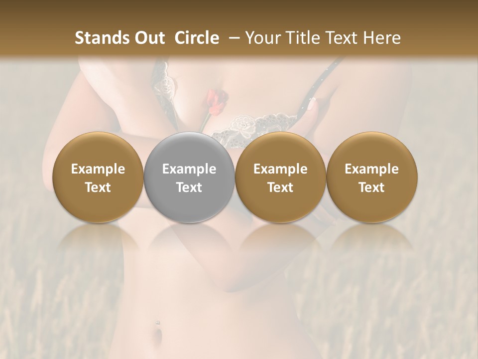 Relaxation Scene Field PowerPoint Template