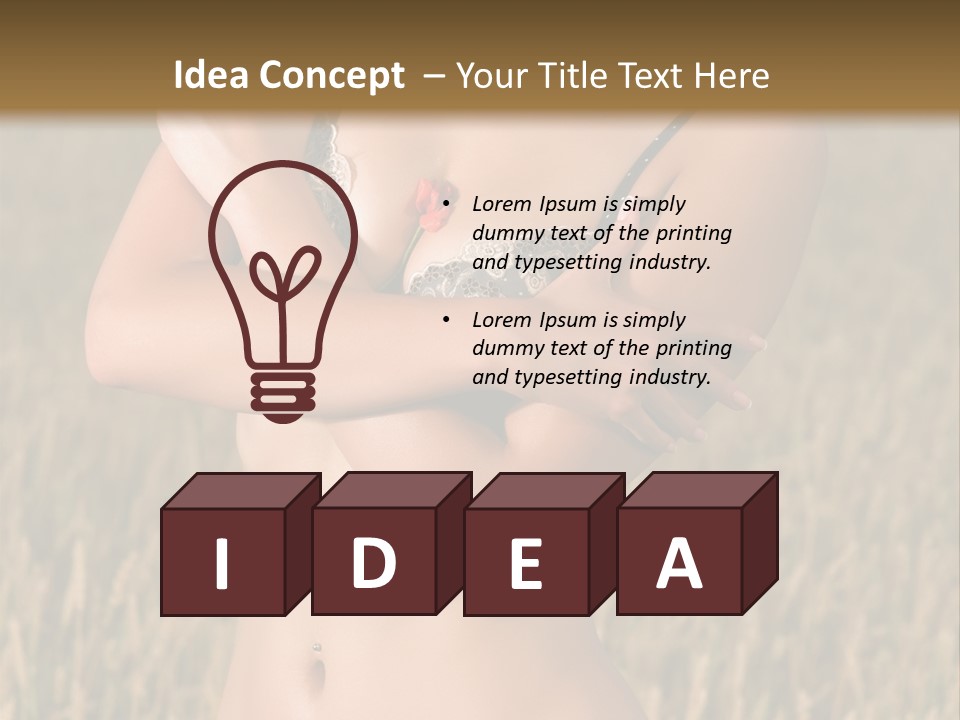 Relaxation Scene Field PowerPoint Template