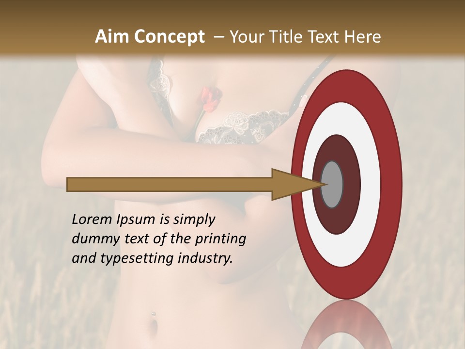 Relaxation Scene Field PowerPoint Template