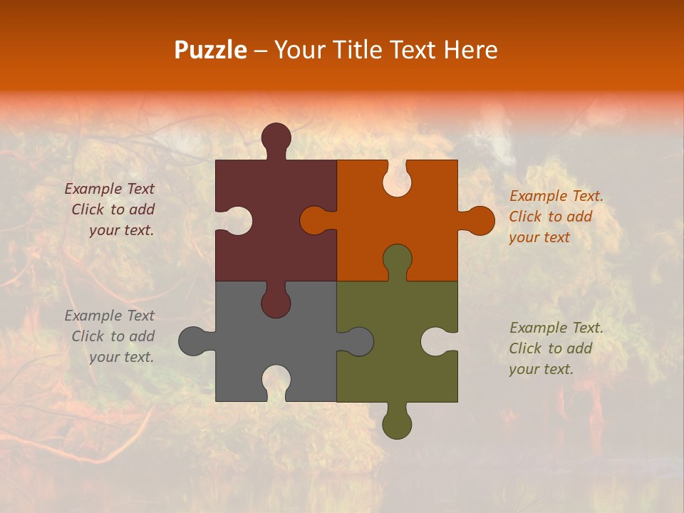 Surface Canvas Brown PowerPoint Template