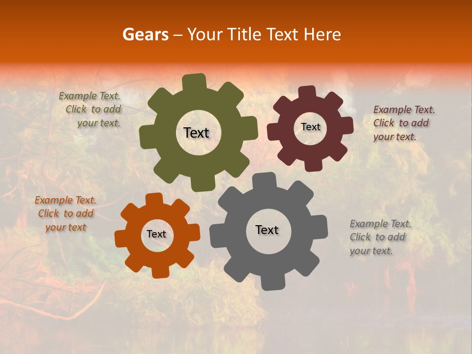 Surface Canvas Brown PowerPoint Template