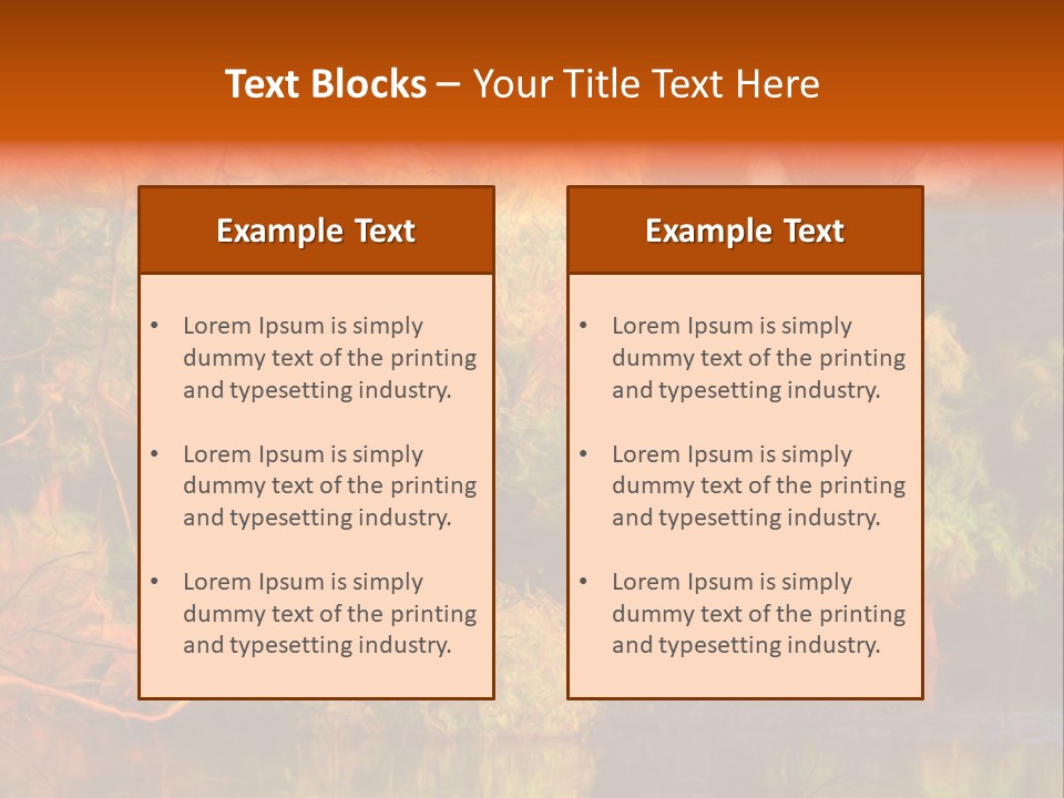 Surface Canvas Brown PowerPoint Template
