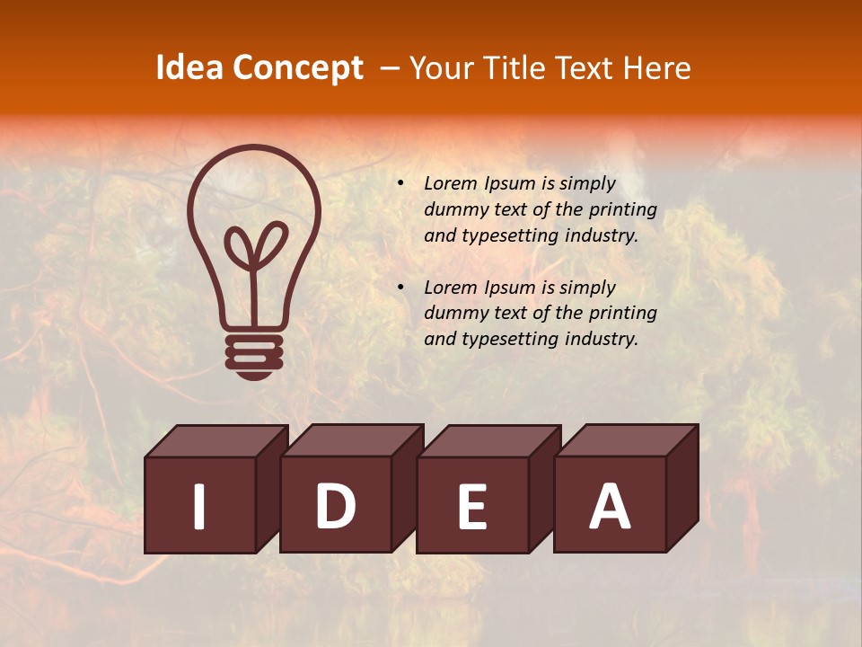 Surface Canvas Brown PowerPoint Template