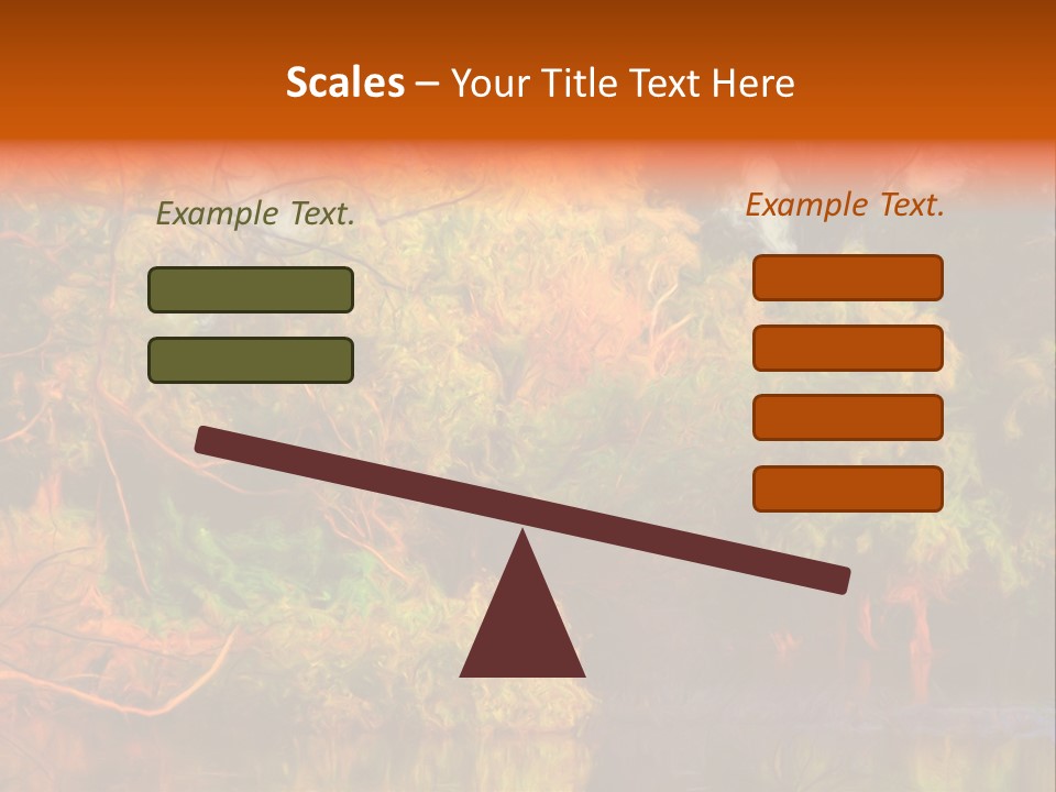 Surface Canvas Brown PowerPoint Template