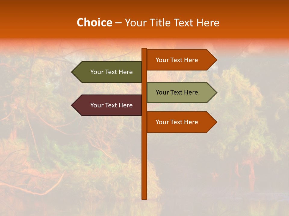 Surface Canvas Brown PowerPoint Template