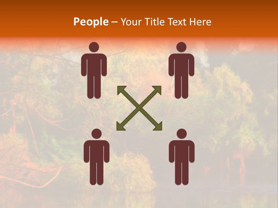 Surface Canvas Brown PowerPoint Template