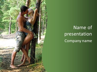 Happiness Dreams Forest PowerPoint Template