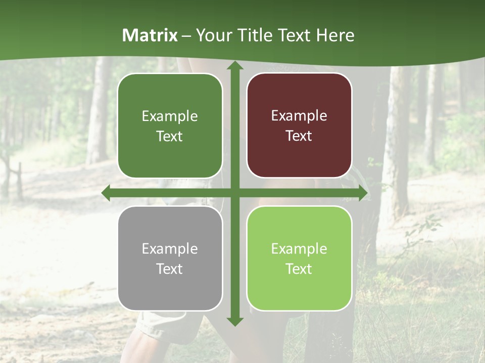 Happiness Dreams Forest PowerPoint Template