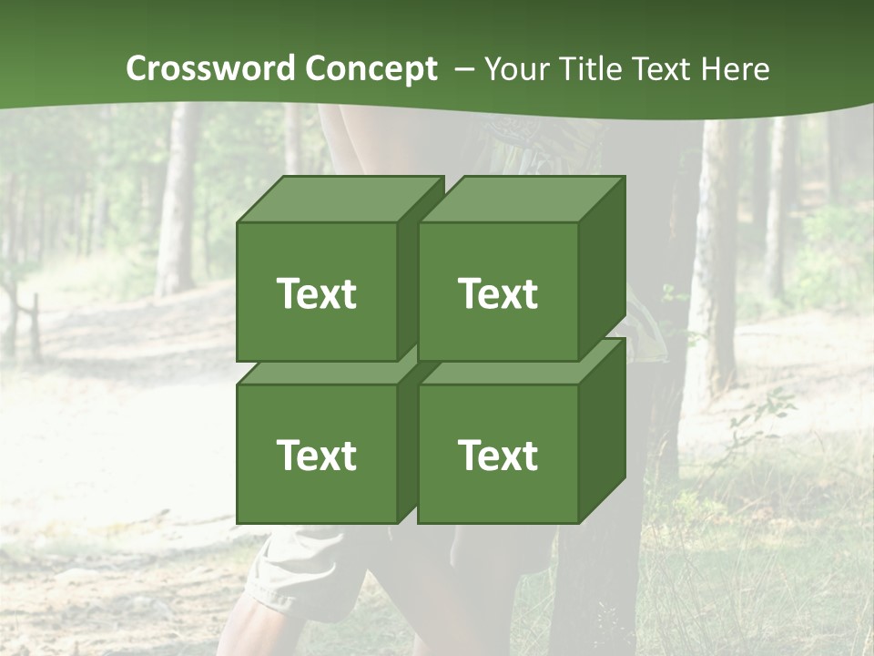 Happiness Dreams Forest PowerPoint Template