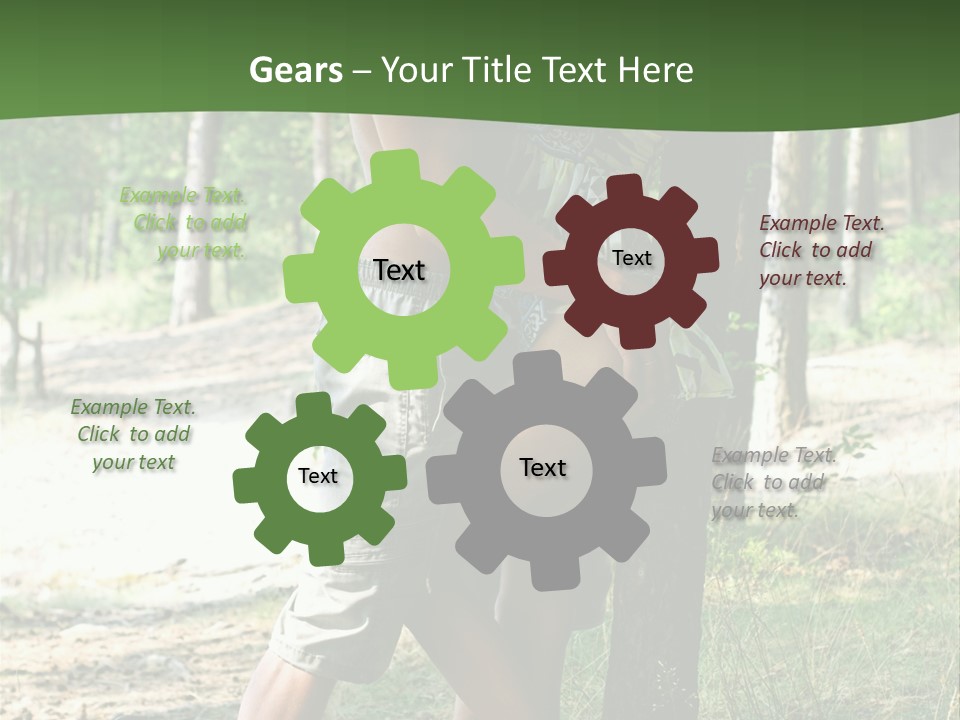 Happiness Dreams Forest PowerPoint Template