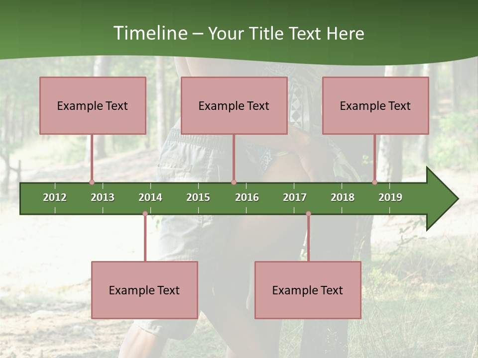 Happiness Dreams Forest PowerPoint Template
