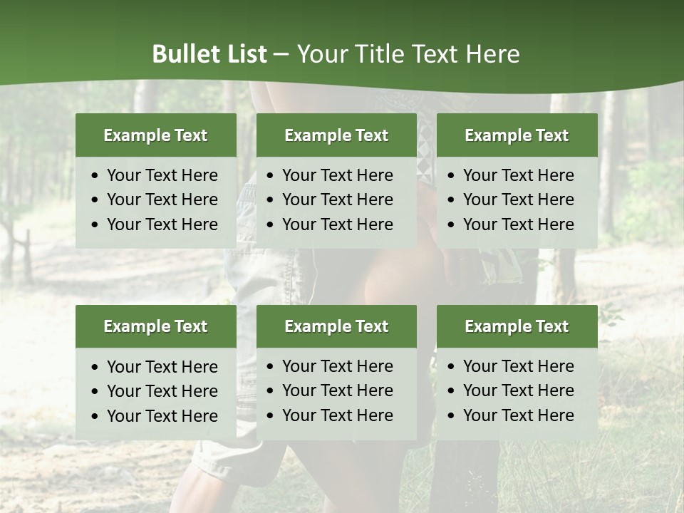 Happiness Dreams Forest PowerPoint Template