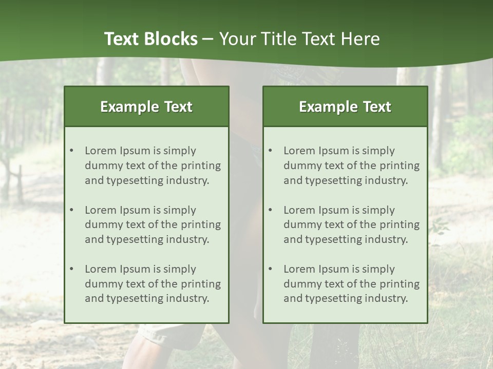 Happiness Dreams Forest PowerPoint Template