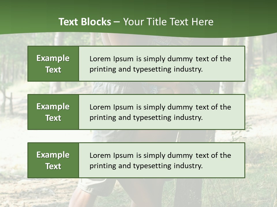 Happiness Dreams Forest PowerPoint Template