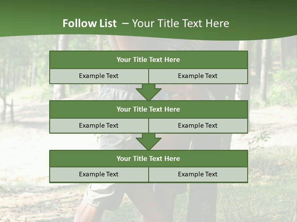 Happiness Dreams Forest PowerPoint Template