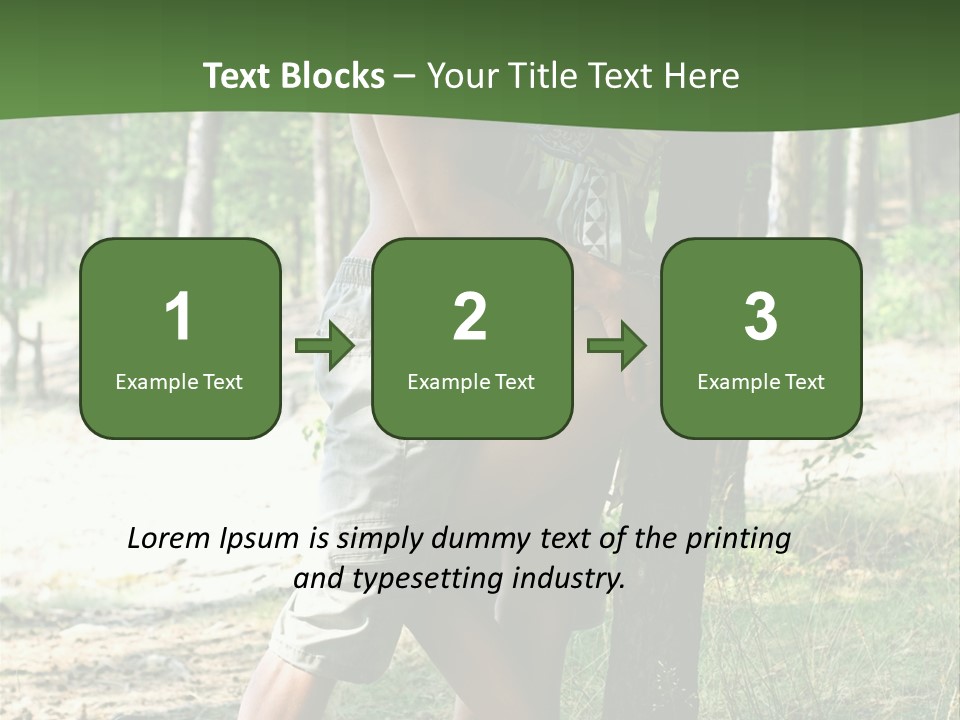 Happiness Dreams Forest PowerPoint Template