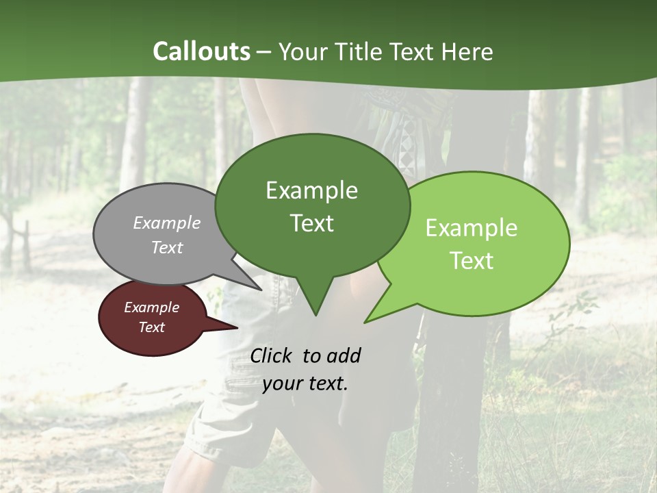 Happiness Dreams Forest PowerPoint Template