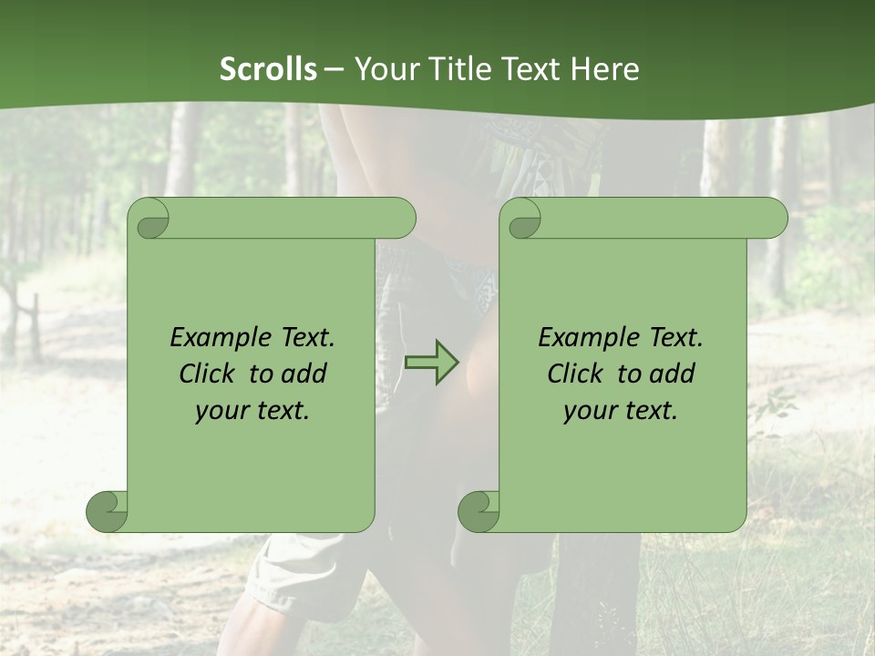 Happiness Dreams Forest PowerPoint Template