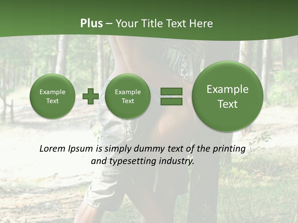 Happiness Dreams Forest PowerPoint Template