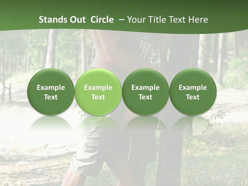 Happiness Dreams Forest PowerPoint Template