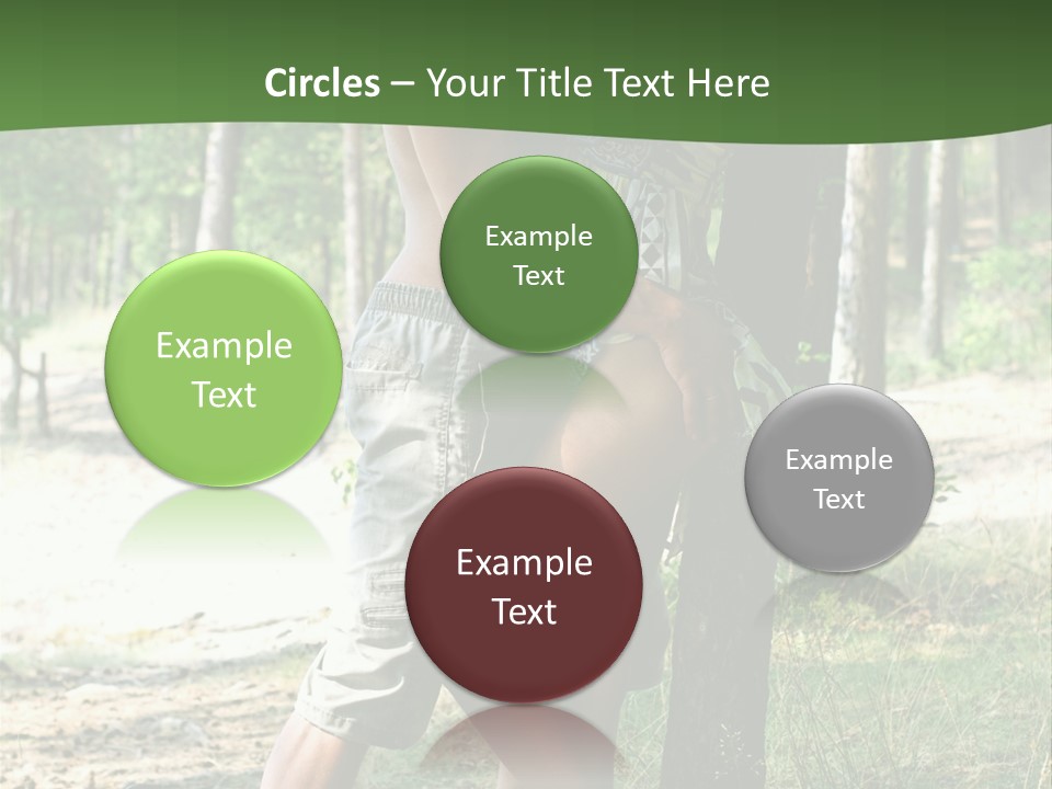 Happiness Dreams Forest PowerPoint Template