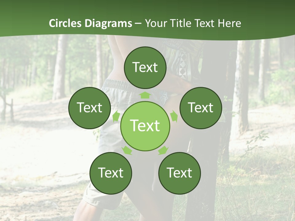 Happiness Dreams Forest PowerPoint Template