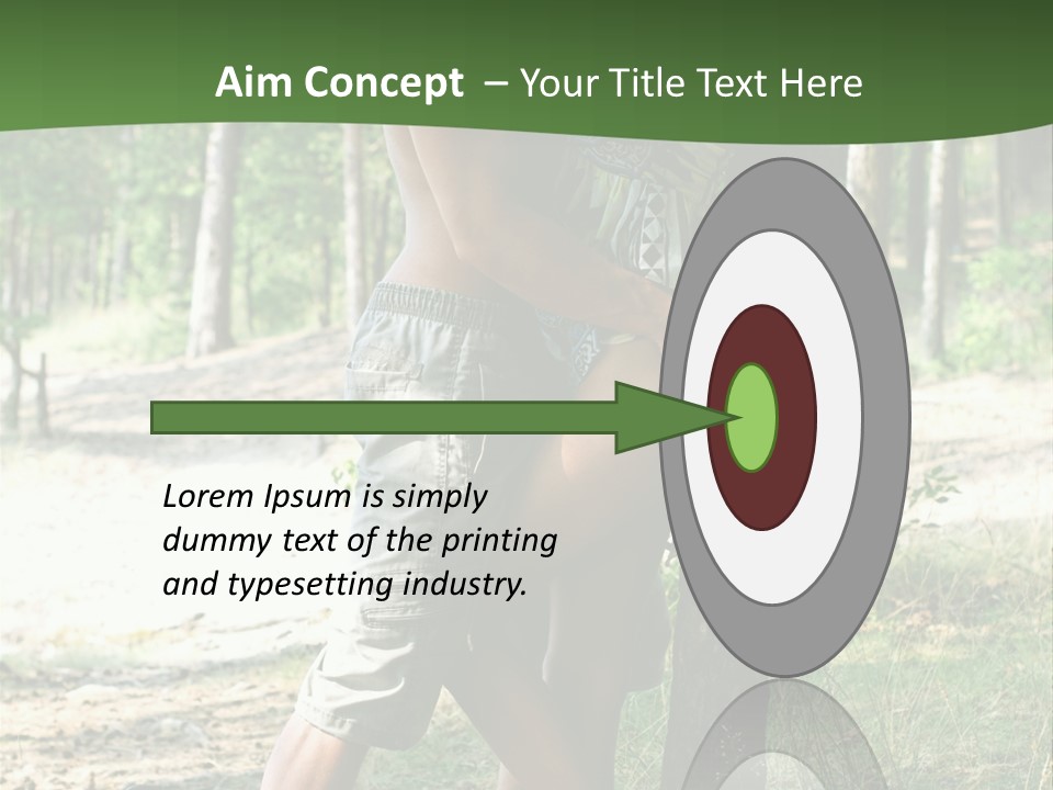 Happiness Dreams Forest PowerPoint Template