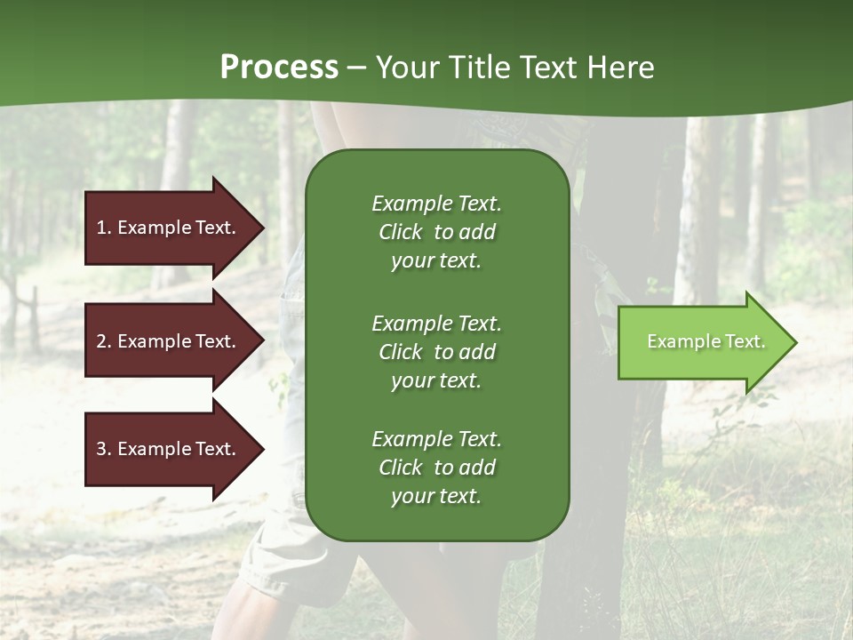 Happiness Dreams Forest PowerPoint Template
