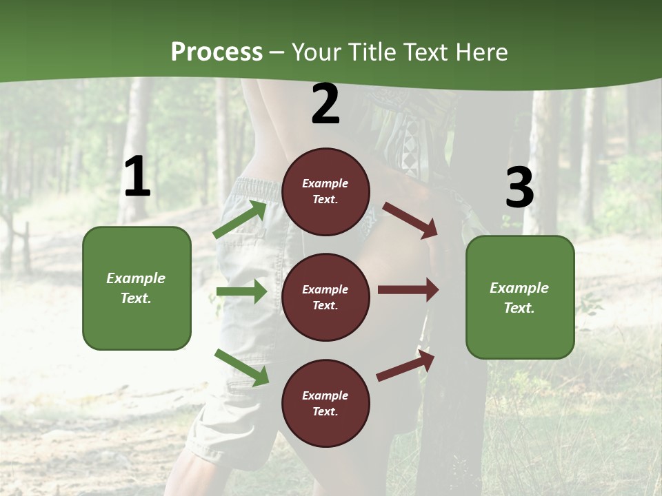 Happiness Dreams Forest PowerPoint Template