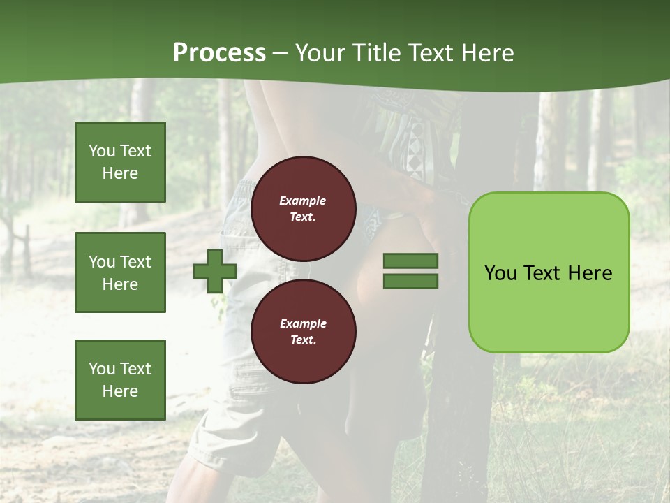 Happiness Dreams Forest PowerPoint Template