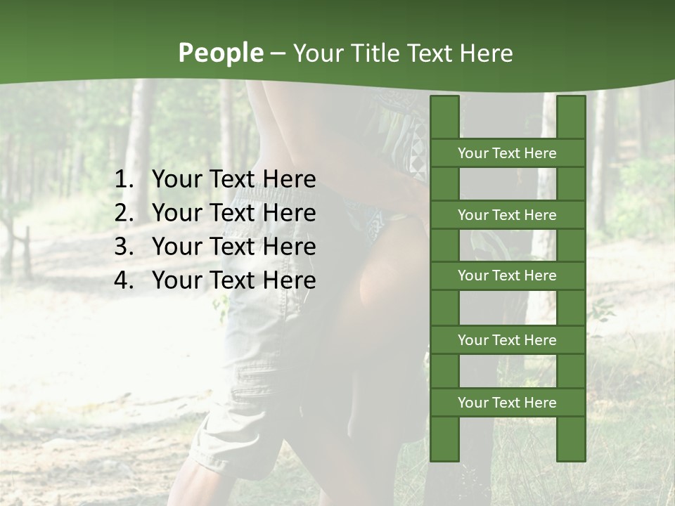 Happiness Dreams Forest PowerPoint Template