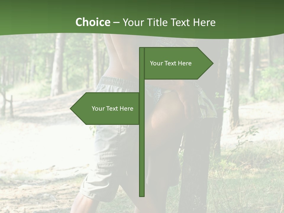 Happiness Dreams Forest PowerPoint Template