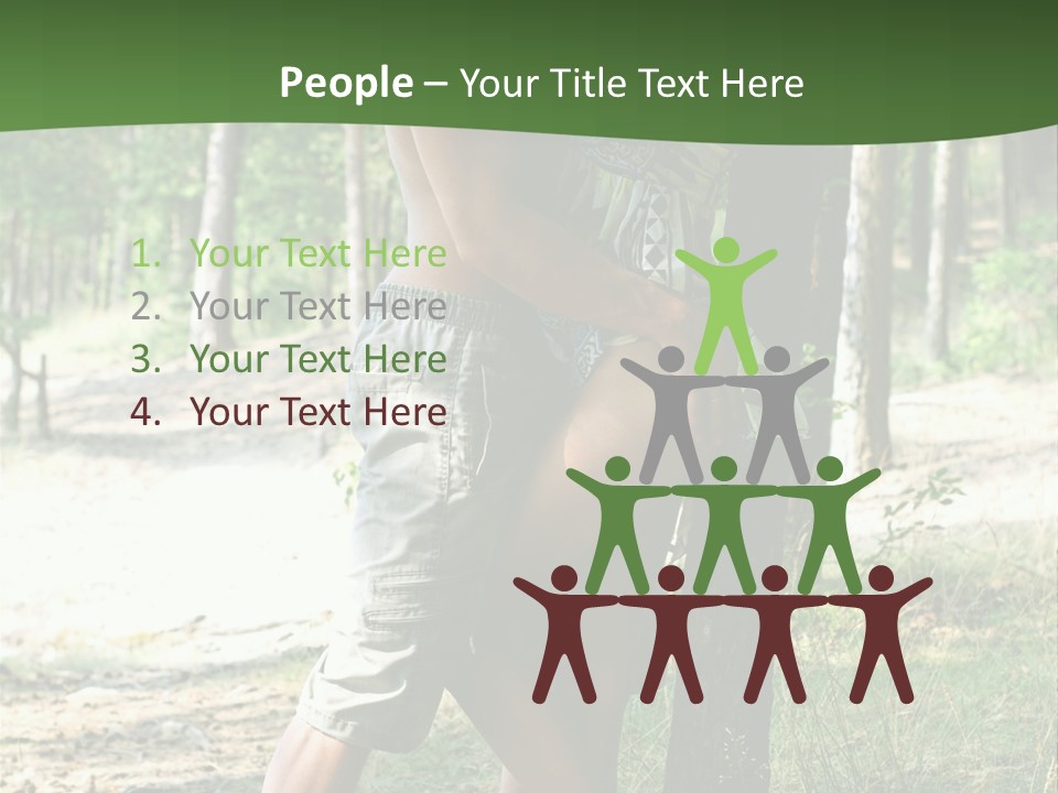 Happiness Dreams Forest PowerPoint Template