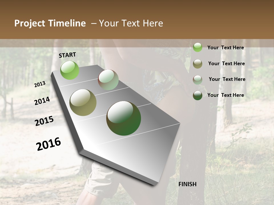 Passion Young Caucasian PowerPoint Template