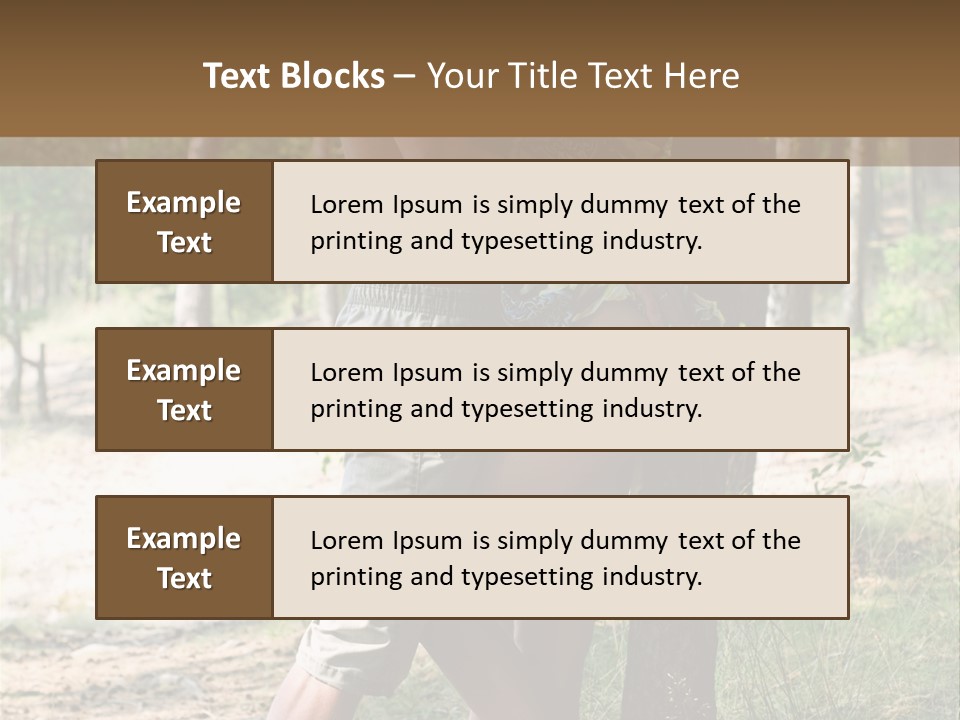 Passion Young Caucasian PowerPoint Template