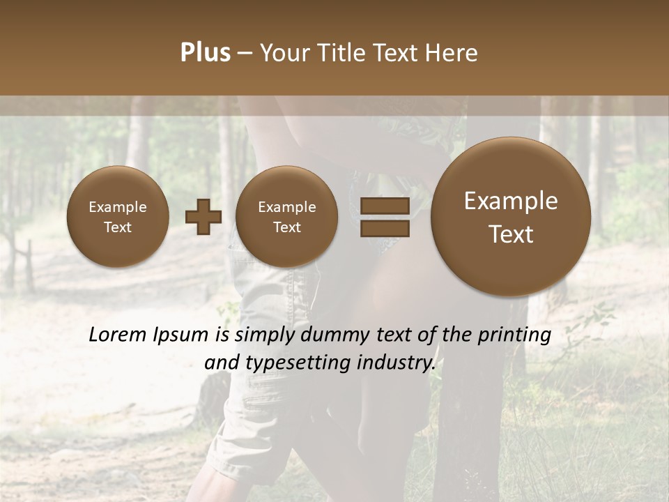 Passion Young Caucasian PowerPoint Template