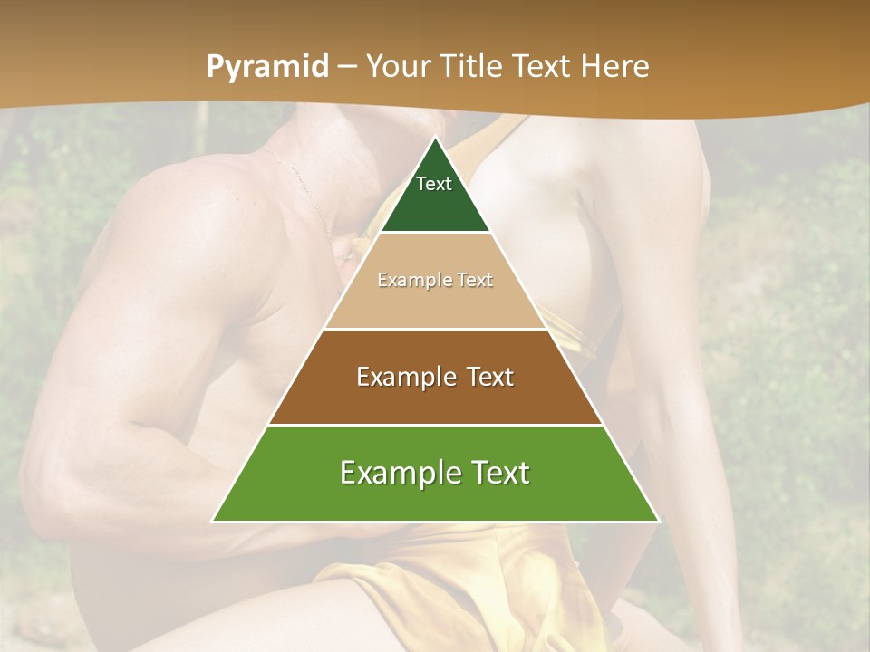 Sunlight Coastline Caucasian PowerPoint Template