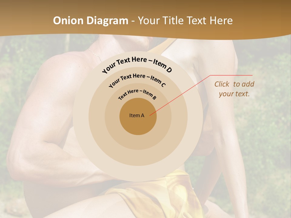 Sunlight Coastline Caucasian PowerPoint Template