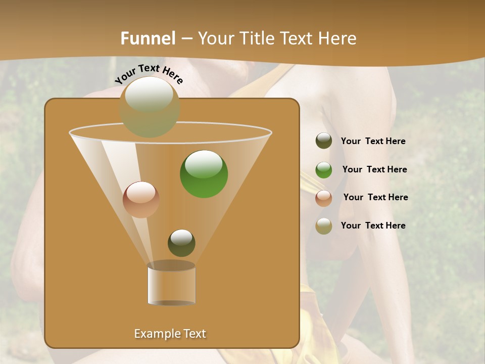 Sunlight Coastline Caucasian PowerPoint Template