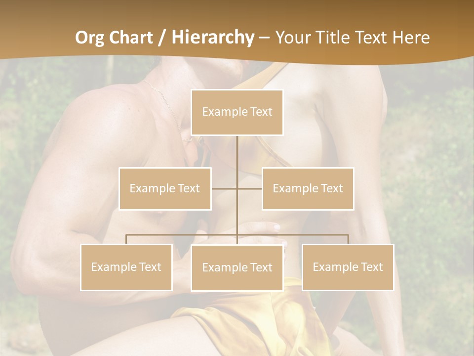 Sunlight Coastline Caucasian PowerPoint Template
