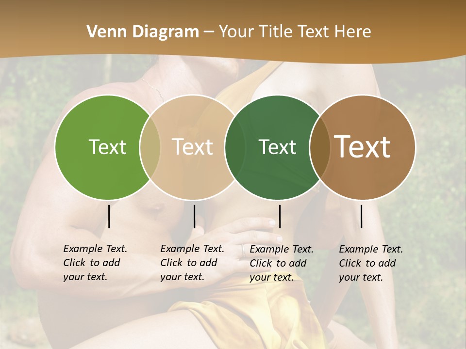 Sunlight Coastline Caucasian PowerPoint Template