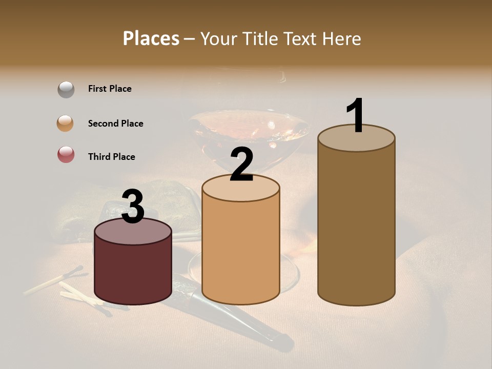 Dark Burnt Out Drink PowerPoint Template