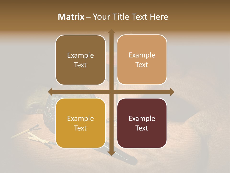 Dark Burnt Out Drink PowerPoint Template