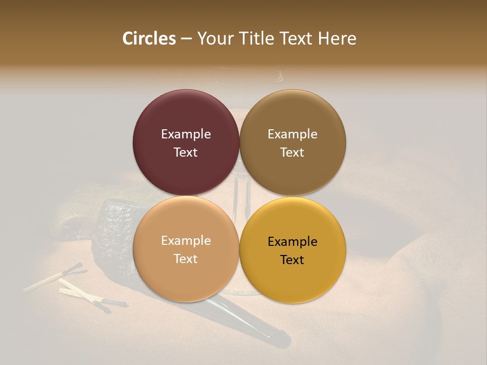 Dark Burnt Out Drink PowerPoint Template