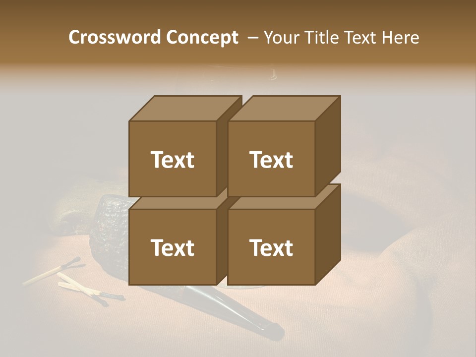 Dark Burnt Out Drink PowerPoint Template