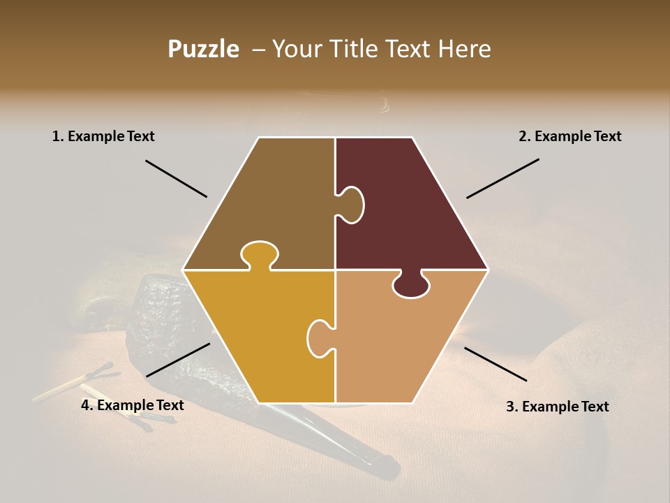 Dark Burnt Out Drink PowerPoint Template