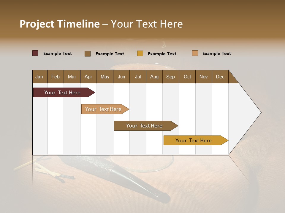 Dark Burnt Out Drink PowerPoint Template